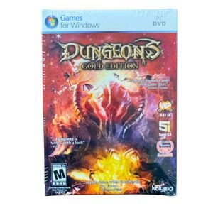 Dungeons Gold Edition PC DVD Windows Game Kalypso Media New Sealed Strategy RPG